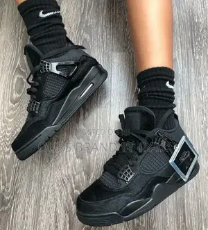 Air Jordan 4 Retro Black Cat High Master Quality Luxury Sho