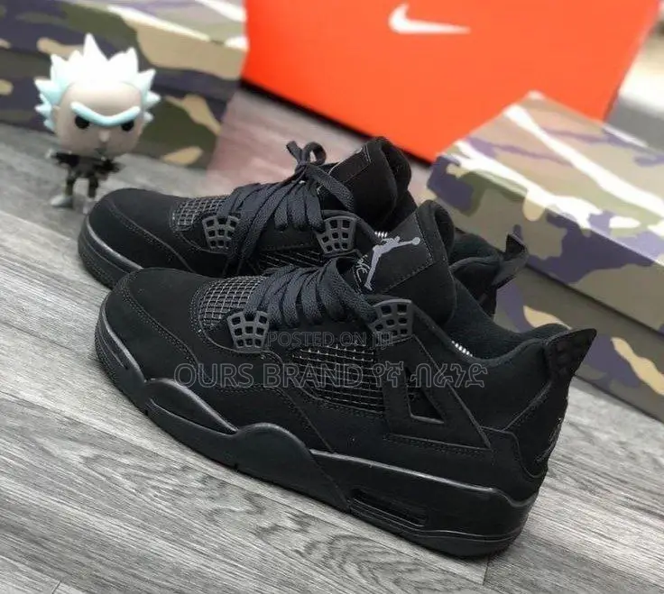 Air Jordan 4 Retro Black Cat High Master Quality Luxury Sho