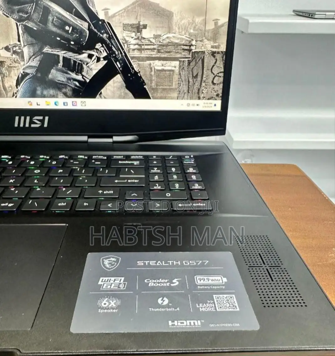 New Laptop MSI GP75 Leopard 16GB Intel Core I9 SSD 1T