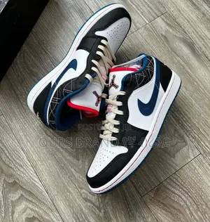 Photo - Nike Air Jordan 1 Low "Industrial Blue" Shoes for Men's