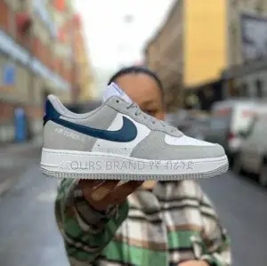 Photo - Nike Air Force 1'07 "Athletics Club" Smokey Grey Blue Low