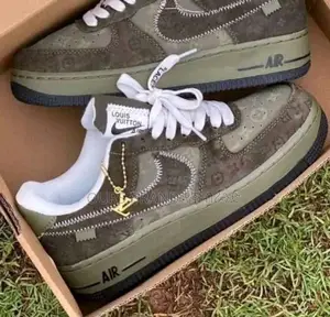 Nike Airforce 1 X Louis Vuitton High Quality Luxur 