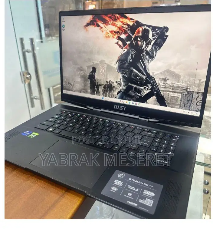 New Laptop MSI Stealth GS77 16GB Intel Core I9 SSD 1T