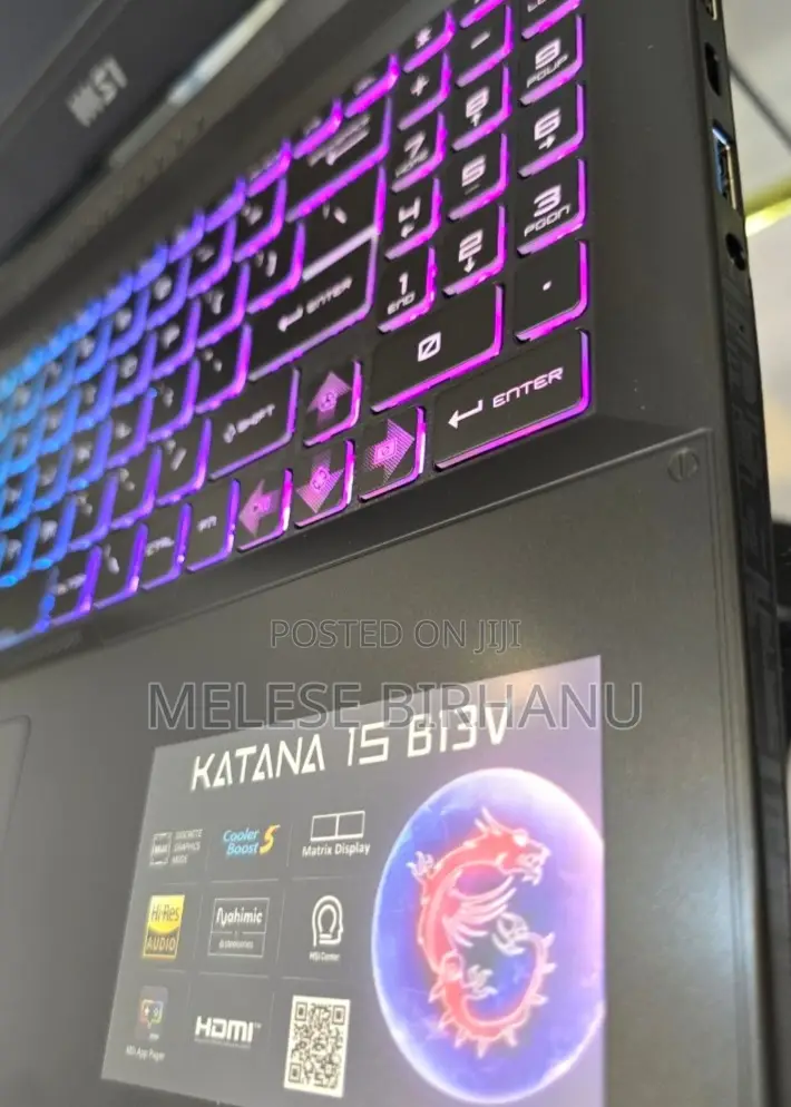 New Laptop MSI Katana 15 16GB Intel Core I7 SSD 1T