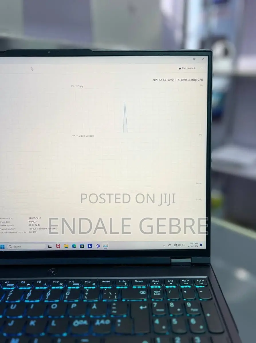 New Laptop Lenovo Legion 5 16GB AMD Ryzen 7 SSD 512GB