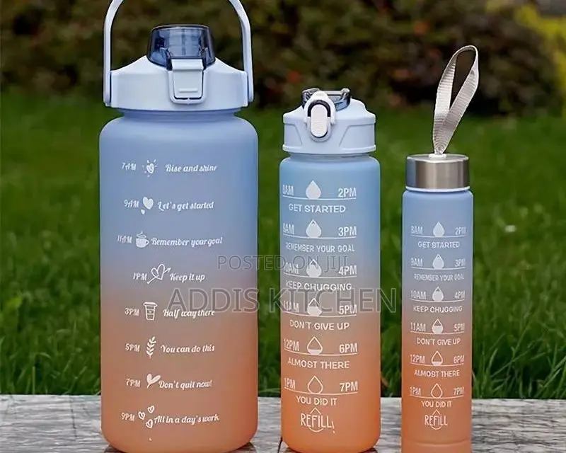 3 in 1 Coloful Water Bottle
