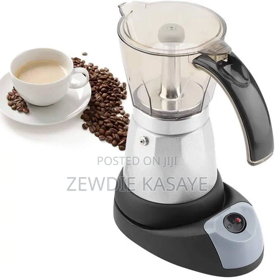 Electrical Coffee Maker 6 Cups ኤለክትሪካል የቡና ማፊያ 6 ሲኒ