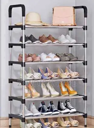 6 Layer Shoes Rack. ባለ 6 ደረጃ የጫማ መደርደሪያ