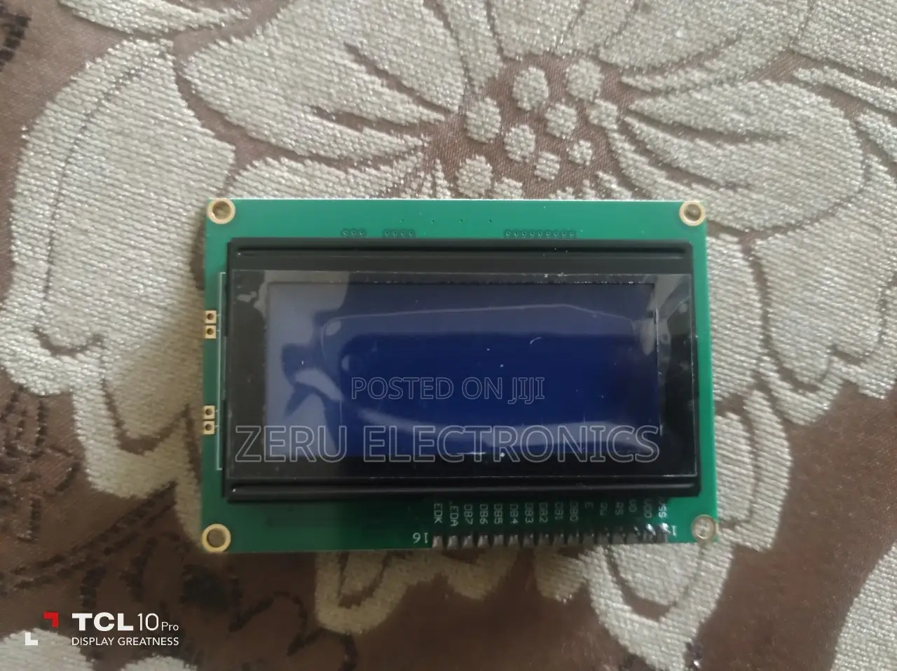 16x4 I2C LCD Display