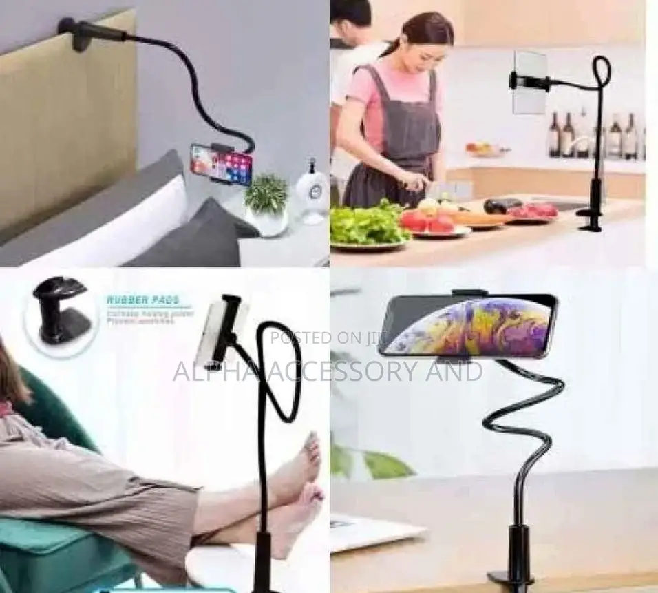Flexible 360° Rotating Long Arms Mobile Phone, Tablet Holder