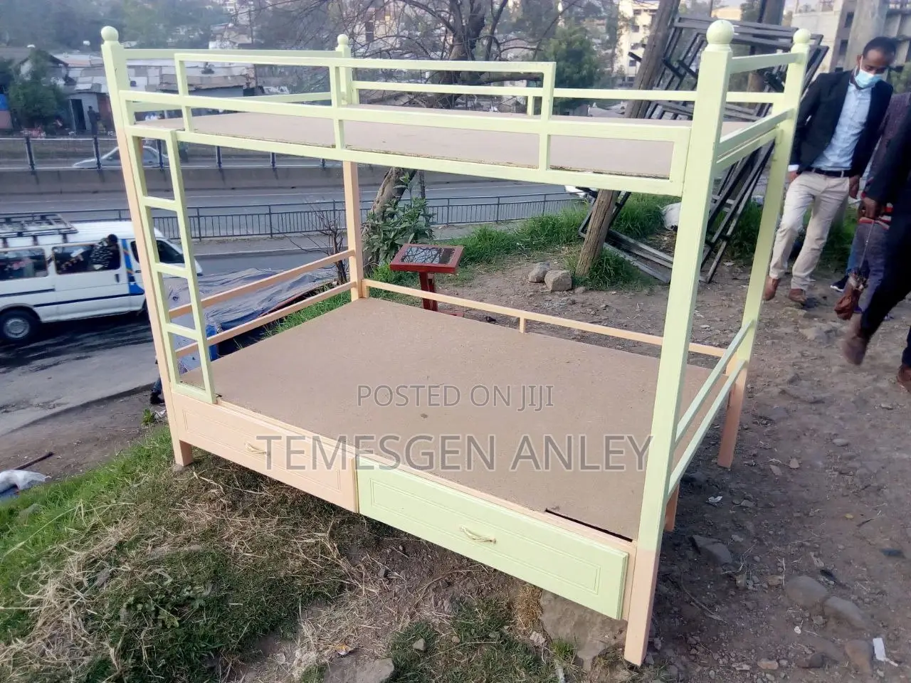 ተደራራቢ አልጋው 100cm