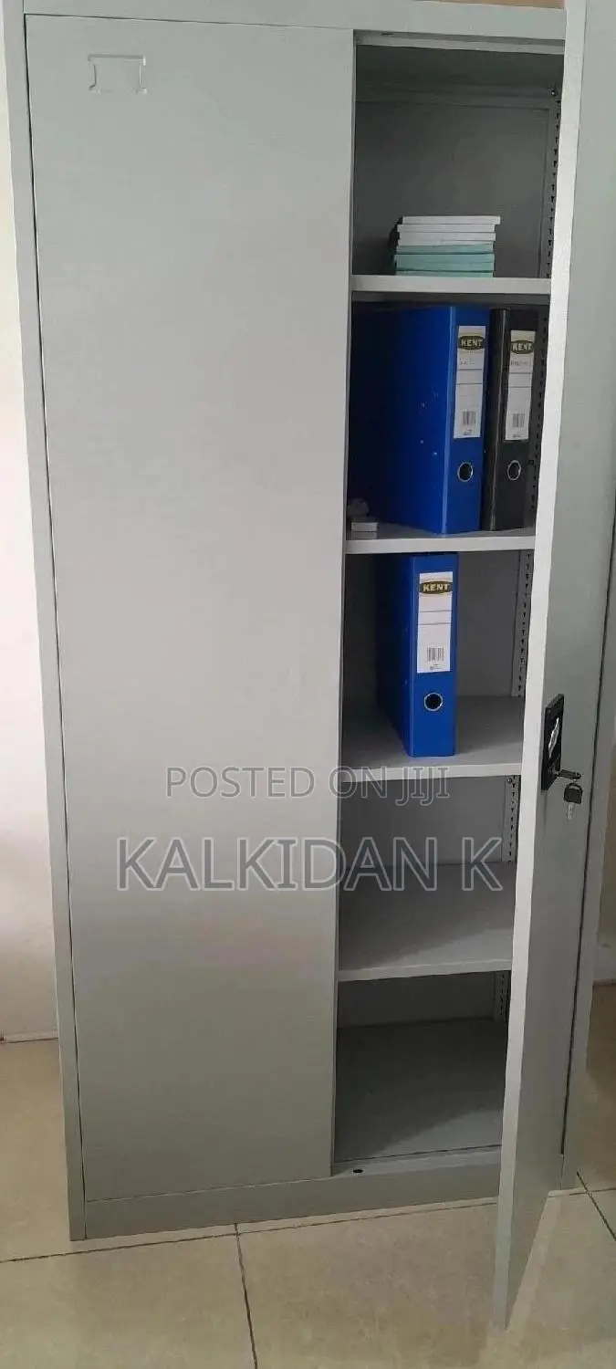 Metal Shelf Two Doors