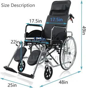 Recliner Toilet Wheelchair|Wheelchair|Shower Bowl♤Wheelchair