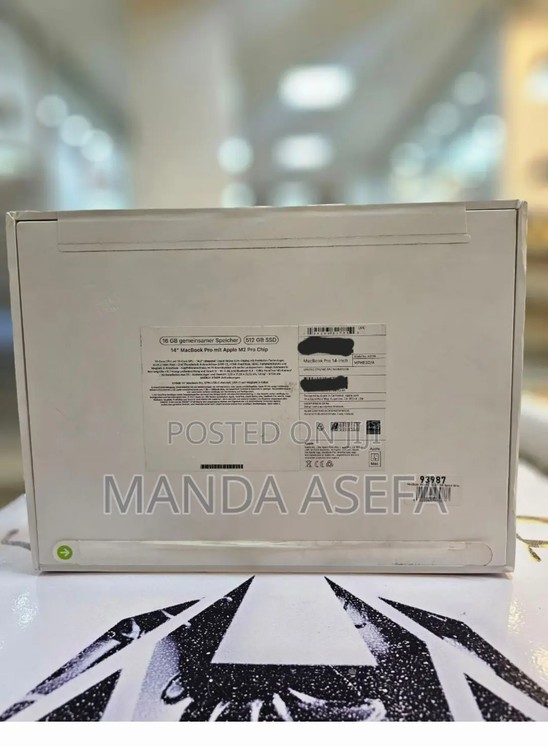 New Laptop Apple MacBook Pro 16GB Apple M2 SSD 512GB