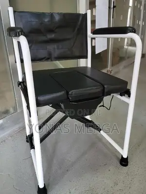 Photo - Stainless Commode Chair!Popo Chair☆Potty Chair/ቦታ አይዝም/ዊልቼር