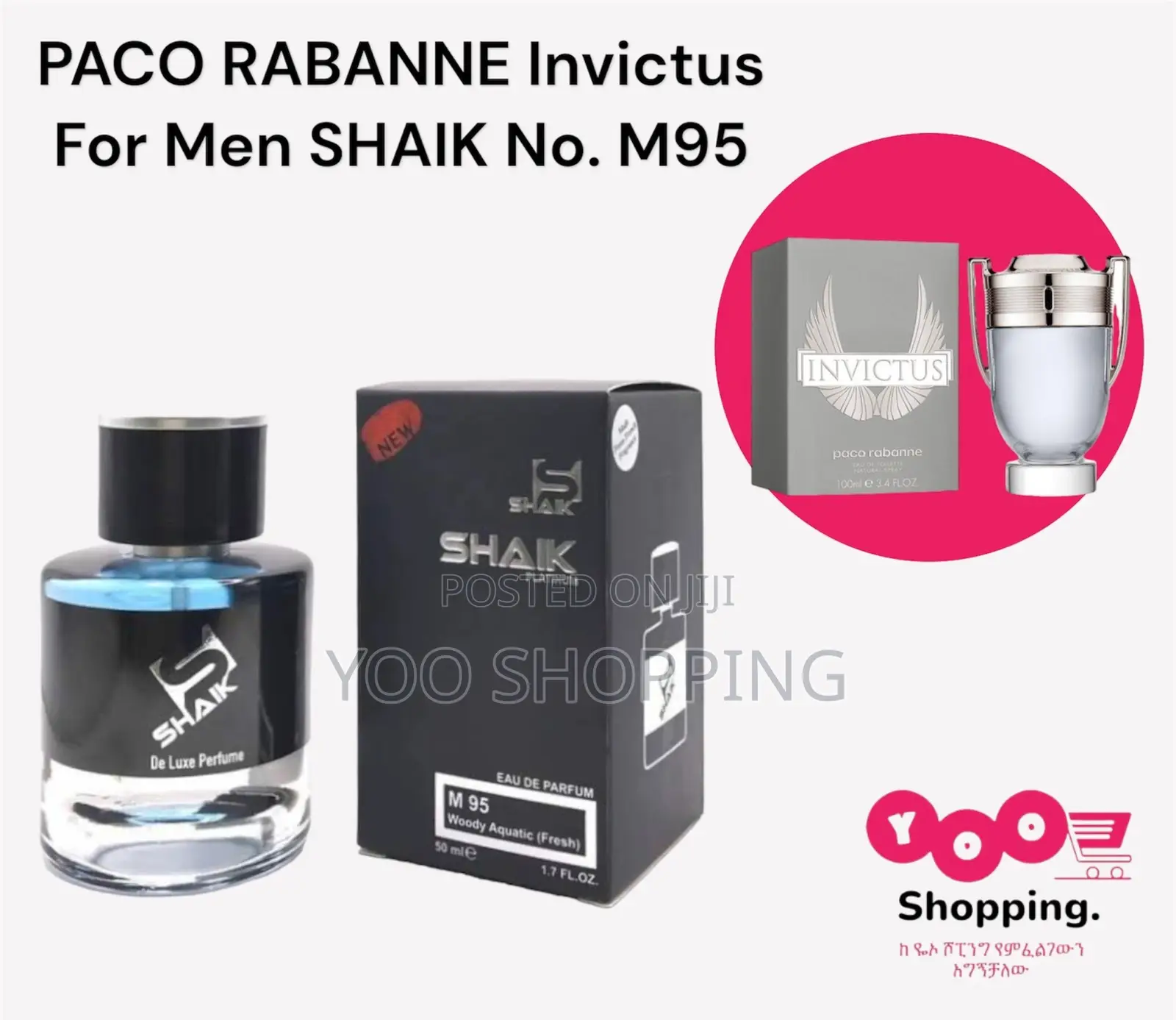 Shaik Paco Rabanne Invictus No. M95 Mens Perfume