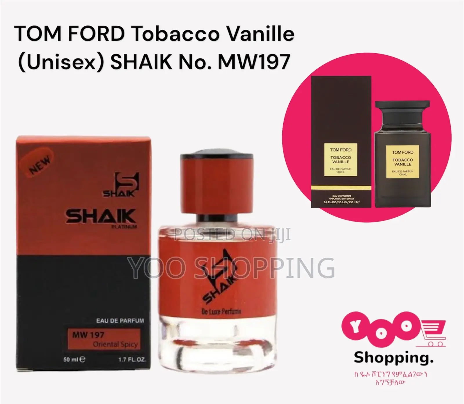 Shaik Tom Ford Tobacco Vanille No. Mw197 Unisex