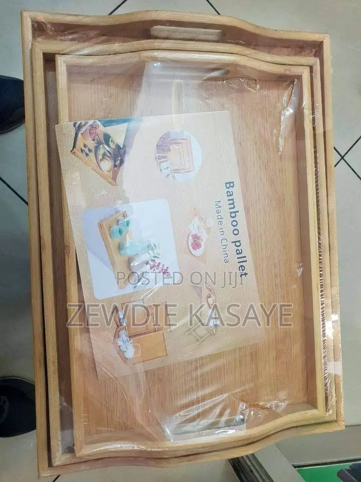 Bamboo Pallet Food Tray-ሰርቪስ