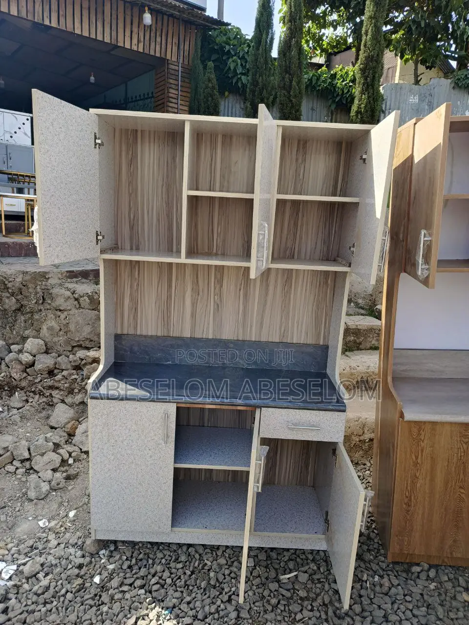 1,20 Cm ላምኔት ኪችን ካብኔት