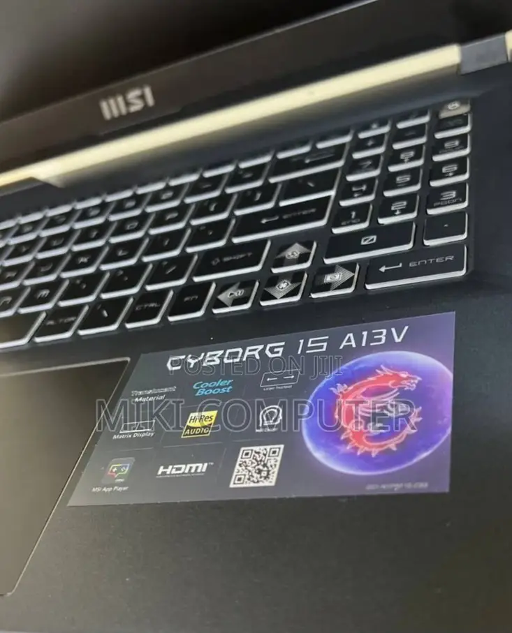 New Laptop MSI GF63 16GB Intel Core I7 SSD 512GB