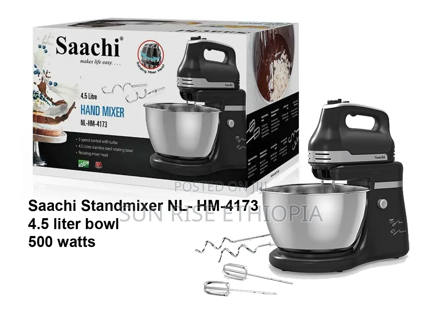Saachi 4.5 Liter Stand Mixer