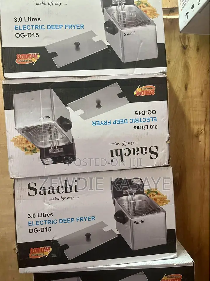 Saachi Deep Fryer 3 Liter ሳቺ የዘይት መጥበሻ 3 ሊተር