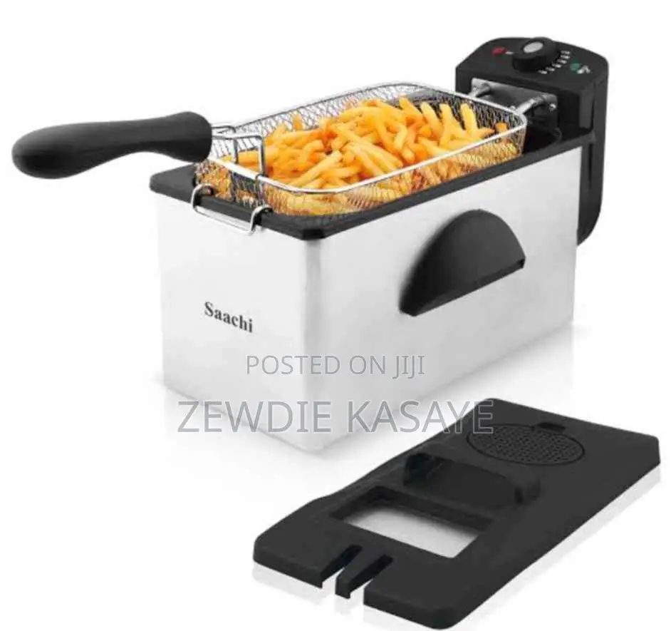 Saachi Deep Fryer 3 Liters- ሳቺ የዘይት መጥበሻ