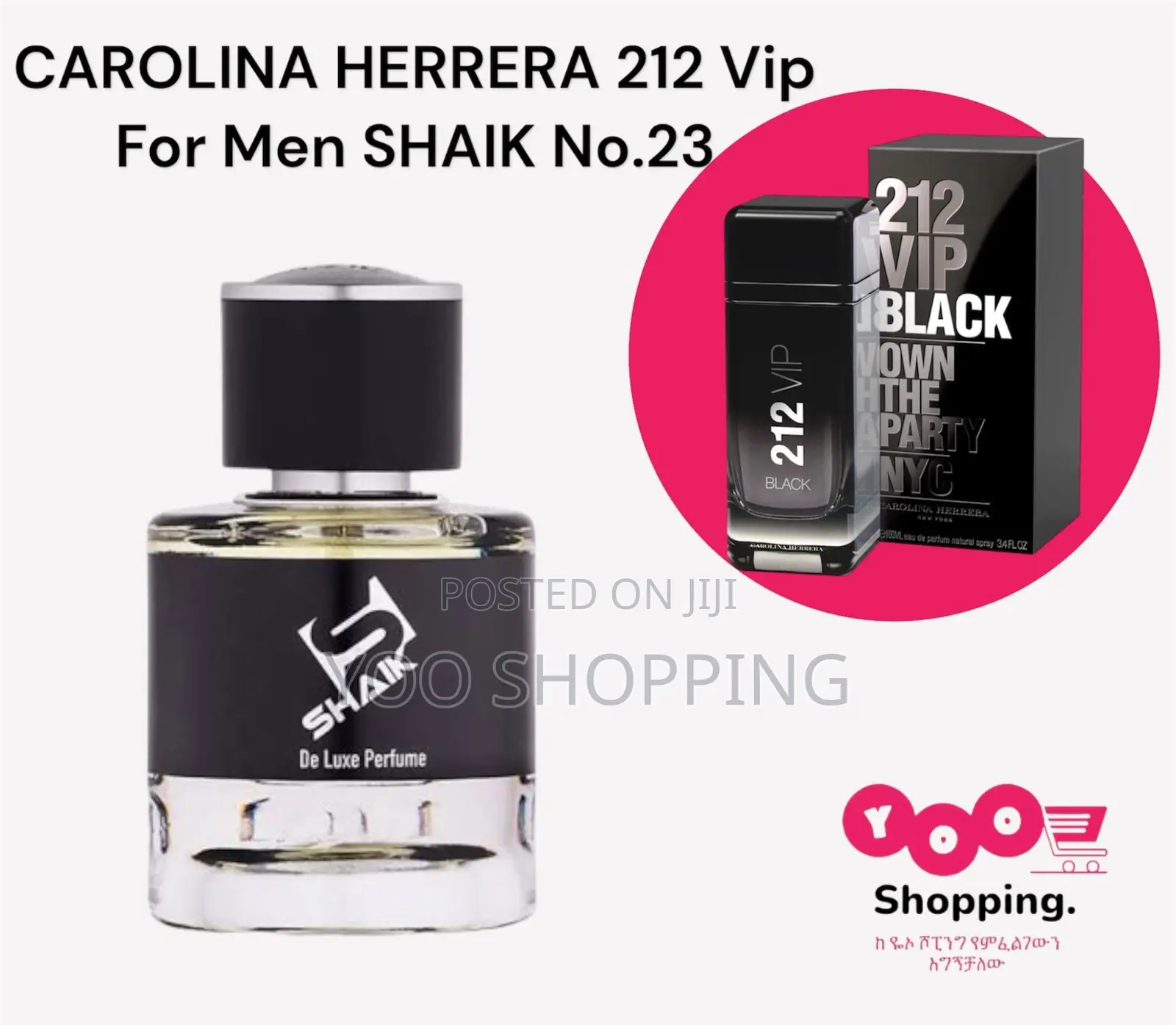 Shaik Carolina Herrera 212vip No.M23 Mens Perfume