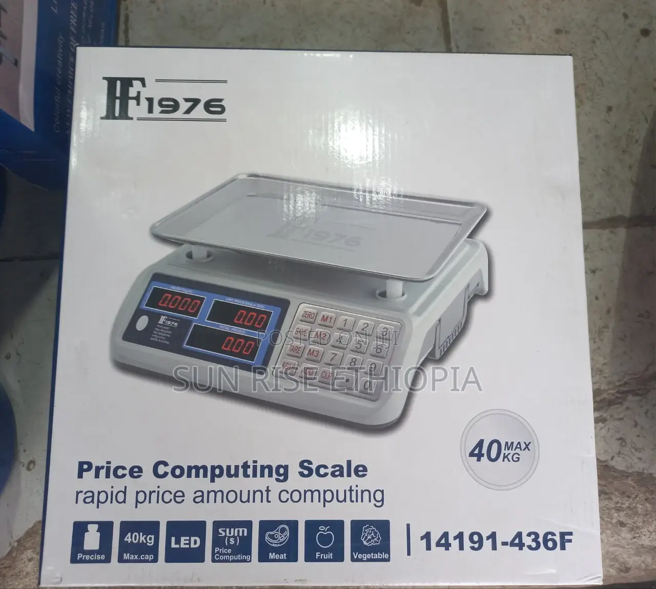 Ff Price Computing Digital Scale 40kg ይመዝናል