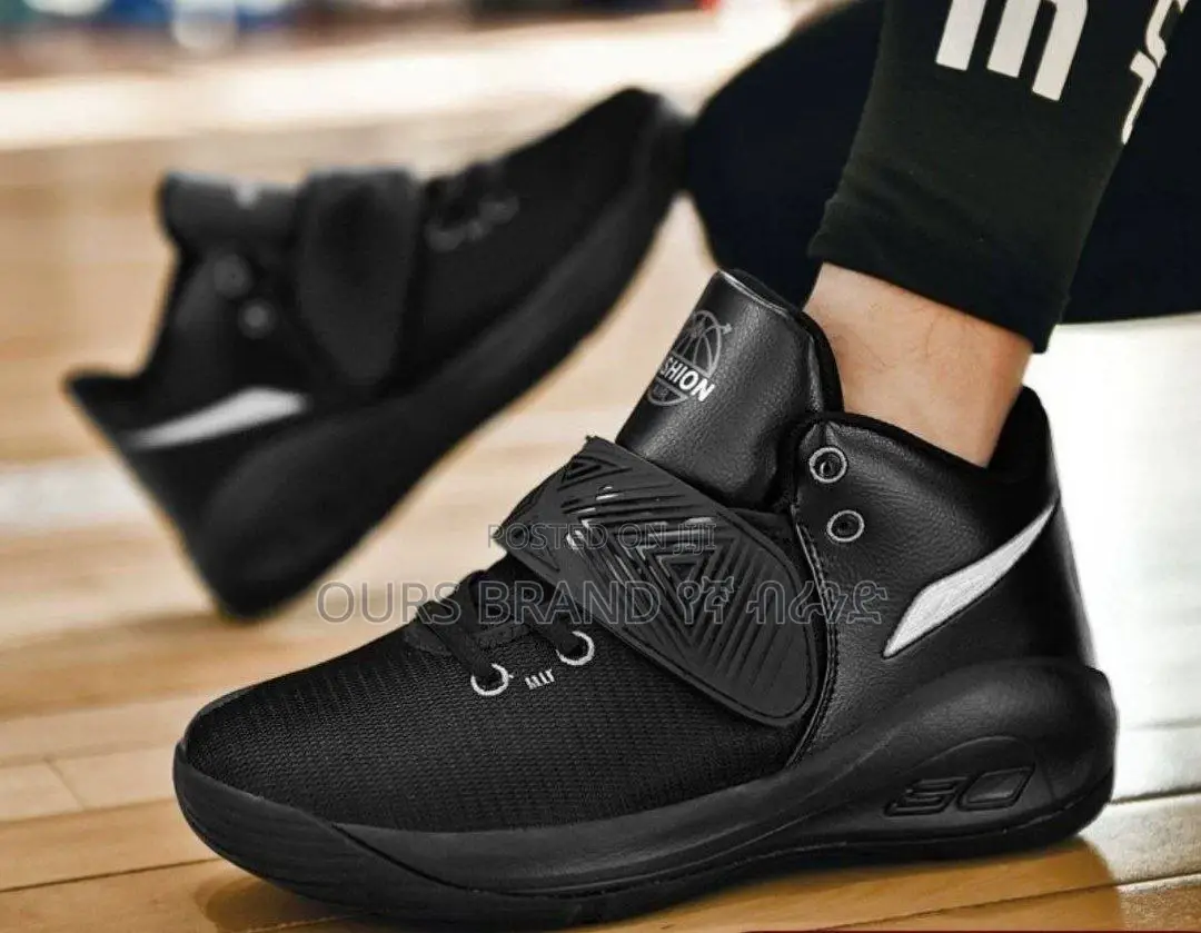 New Spring Velcro Korean Version Basketball High Shoes