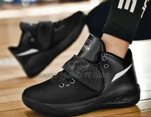 New Spring Velcro Korean Version Basketball High Shoes