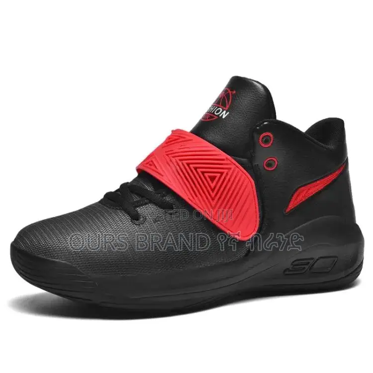 New Spring Velcro Korean Version Basketball High Shoes