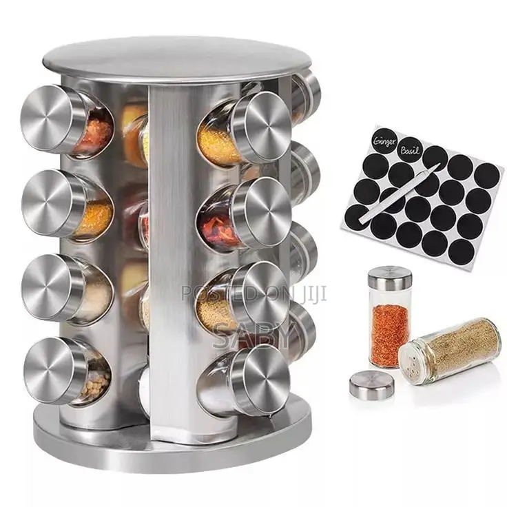16 Jar Rotating Spice Carousel