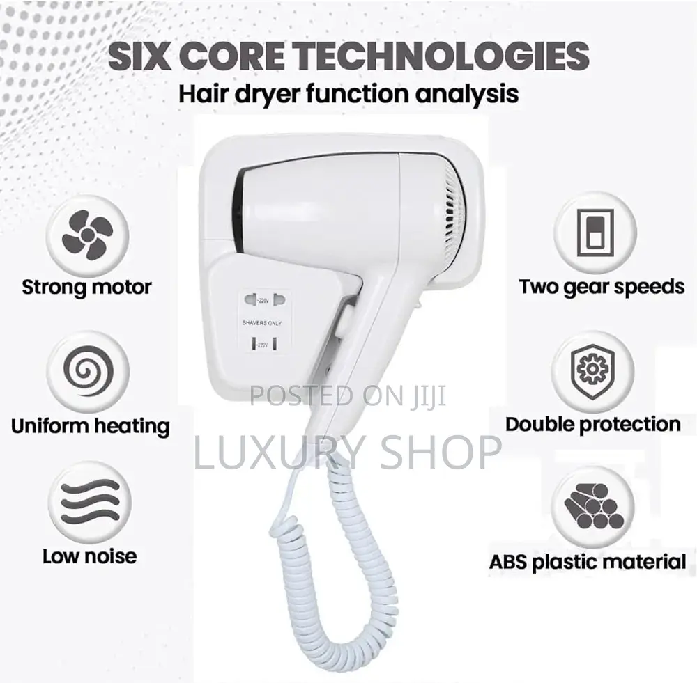  Wall Mounted Hair Dryer