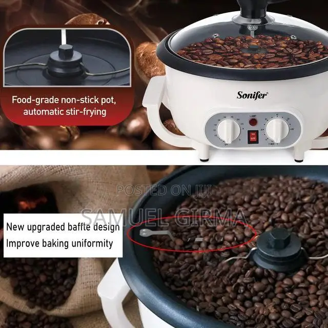 ~Sonifer Coffee Roaster (ዘመናዊ የኤሌክትሪክ የቡና መቁያ)
