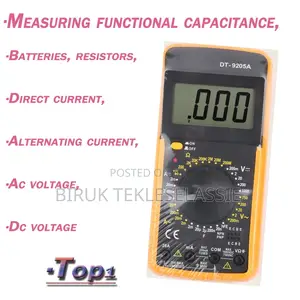 DT9205A+ Multimeter Digital Meter DC AC Voltage New Packed