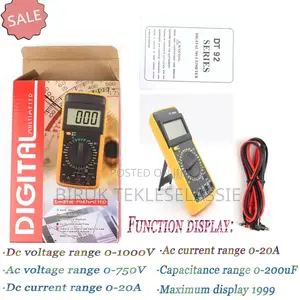 DT9205A+ Multimeter Digital Meter DC AC Voltage New Packed