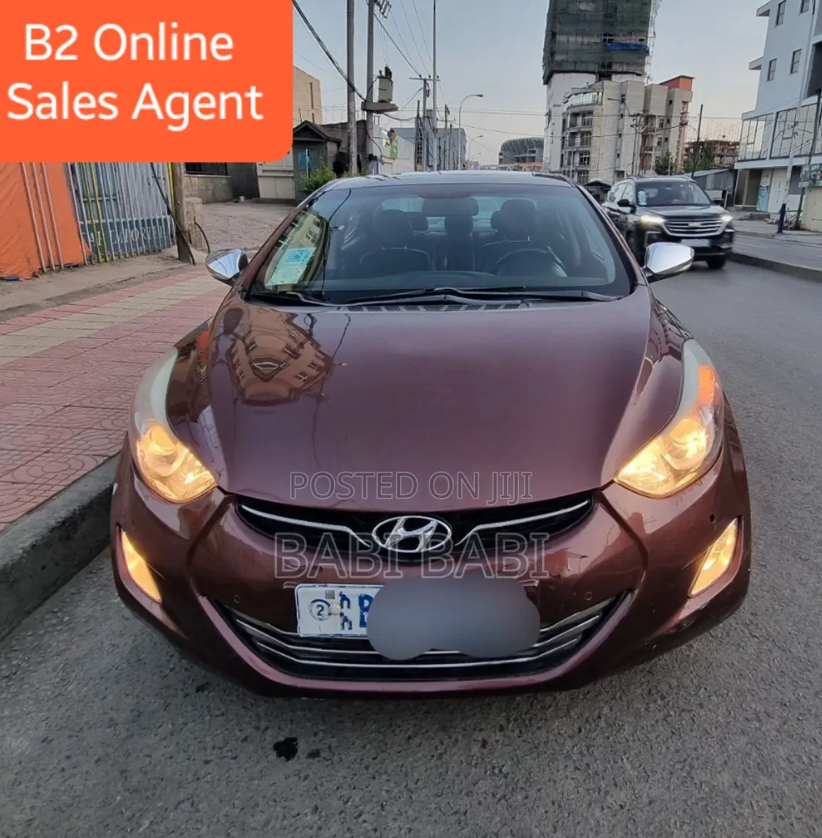 Hyundai Avante 2013 Burgundy