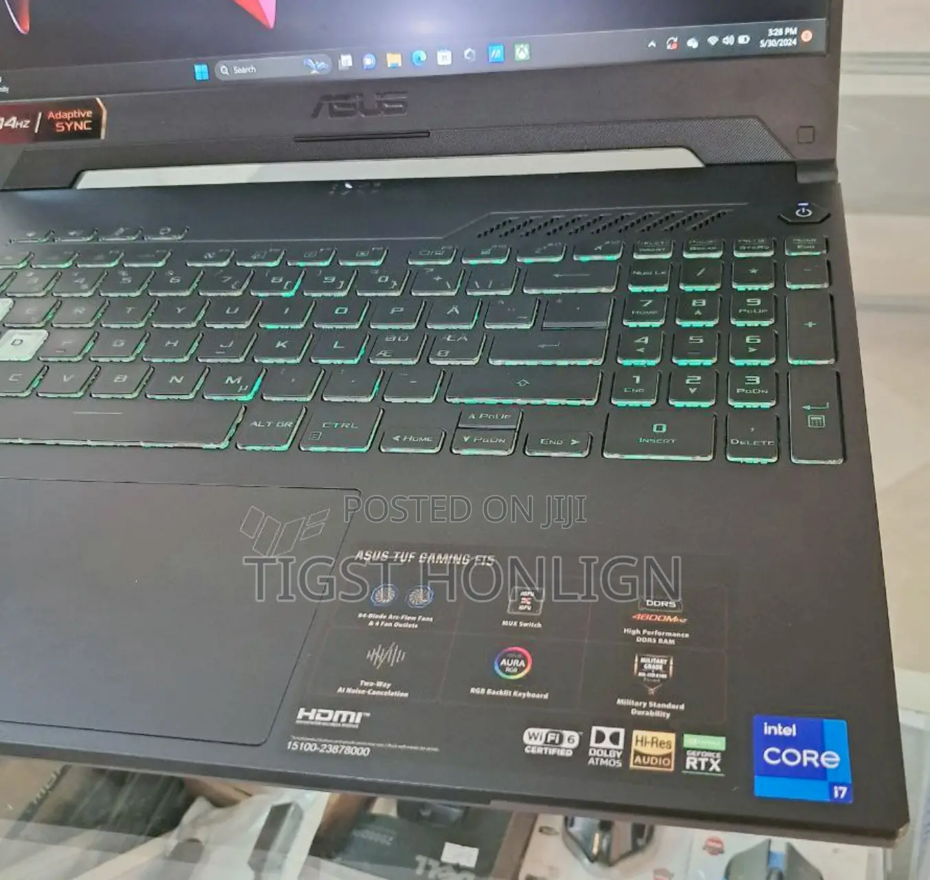 New Laptop Asus TUF Dash F15 32GB Intel Core I7 SSD 1T