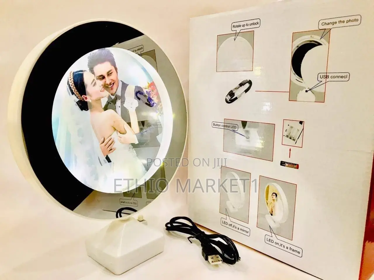 Magic Mirror Led Photo Frame