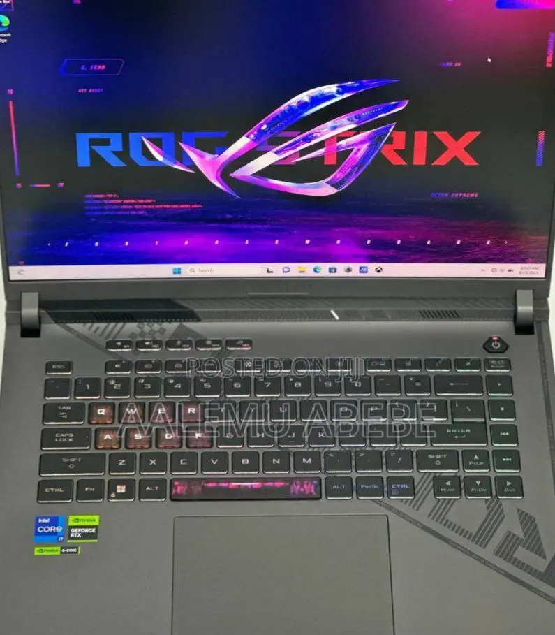 New Laptop Asus ROG Strix G15 16GB Intel Core I7 SSD 512GB
