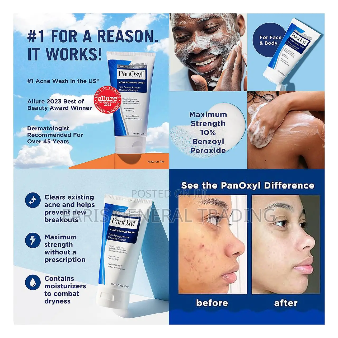 Panoxil Acne Foaming Wash