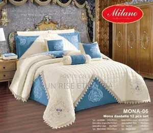Imported 12 Pieces Set Comforter – 260 by 240 Cm
