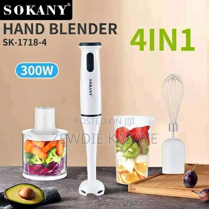 SOKANY 4 in 1 Multifunctional Hand Blender