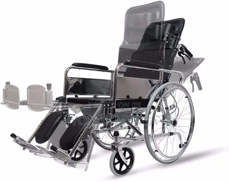 Multi-Purpose Wheelchair €Seat Width 46cm/Toilet Wheelchair/