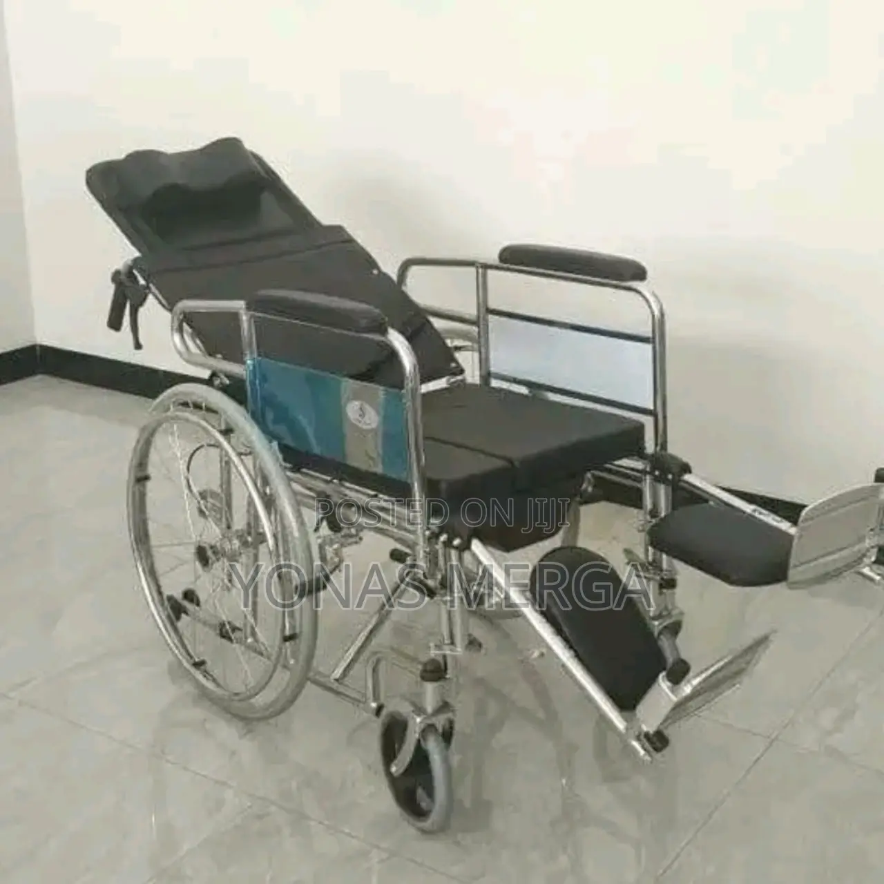 Toilet Wheelchair for Disables Elderly,-Lying Wheelchair