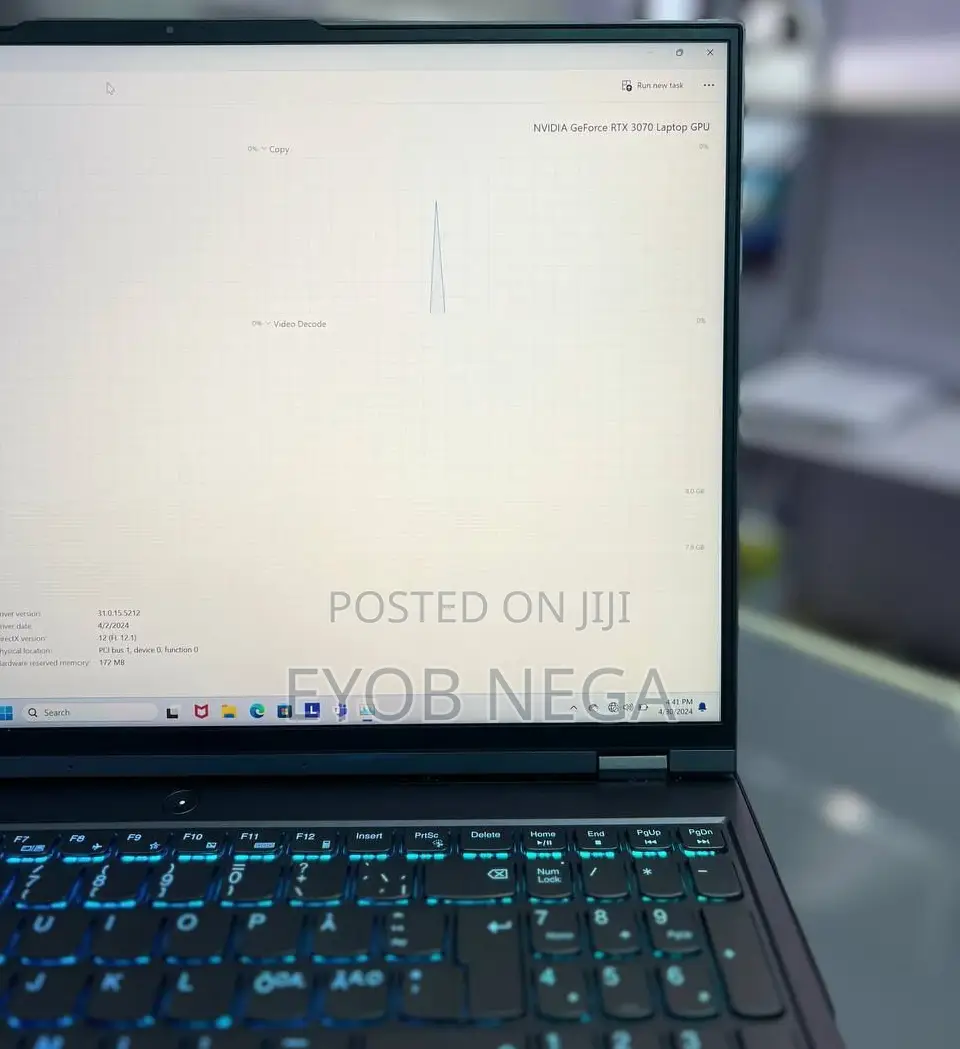 New Laptop Lenovo Legion 5 16GB AMD Ryzen 7 SSD 1.5T