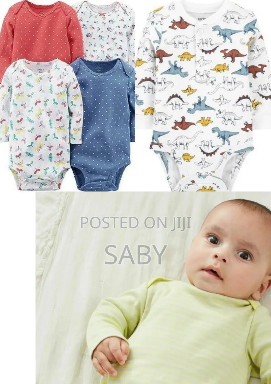 Carter's የዳይፐር ቲሸርት 5in1