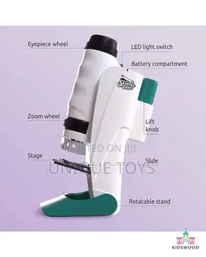 Deluxe Science Microscope Stem Set: With 12 Specimen Sheets