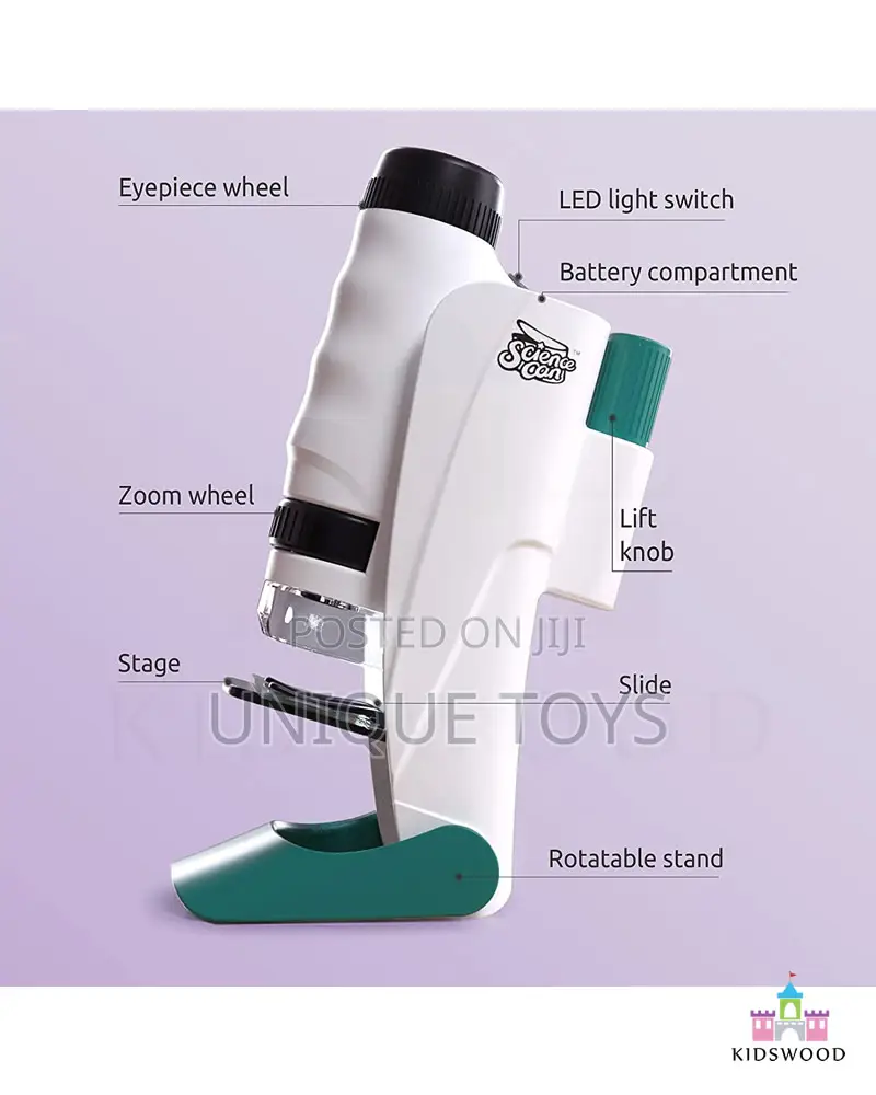 Deluxe Science Microscope Stem Set: With 12 Specimen Sheets